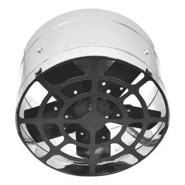 Imagem de Exaustor Ventilador Inox 30Cm Alta Vazão Blindado Para Cozinha Churras