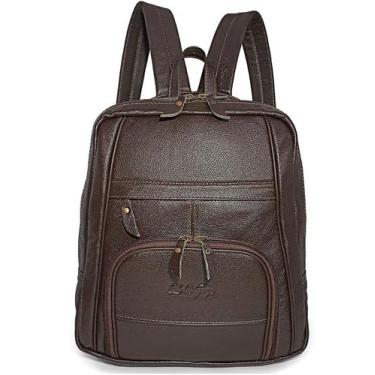 Imagem de Mochila Feminina De Couro Leve Para Notebook 14 Polegadas - Le Voyage,