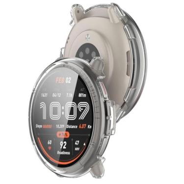 Imagem de Capinha para Amazfit Active 2 2025 - acrilico com tela vidro COR:TRANS