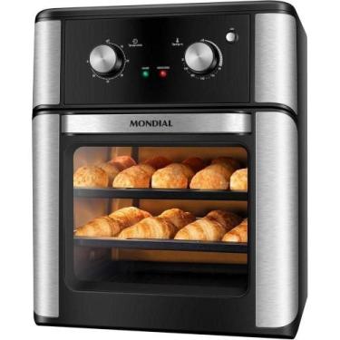 Imagem de Mondial Fritadeira Air Fryer Forno Oven Analógica 12L Preto, 110V