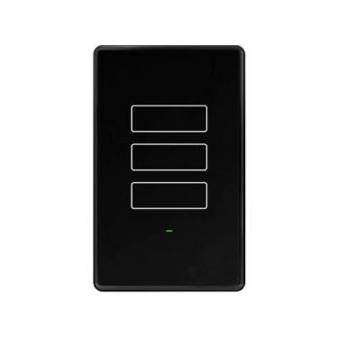 Imagem de Agl interruptor inteligente touch wifi 3 teclas preto