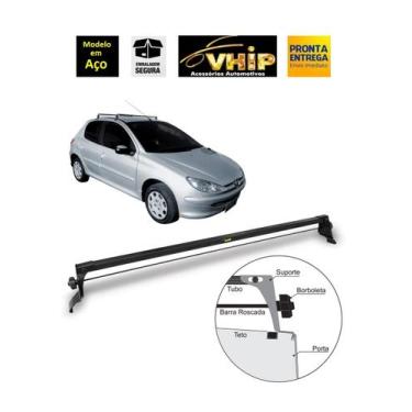 Imagem de Rack de Teto Bagageiro Peugeot 206 e 207 4 Portas VHIP