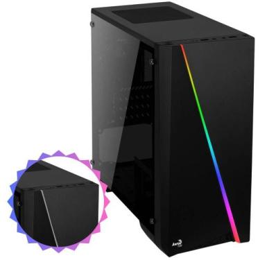 Imagem de Gabinete Aerocool Gamer Mid Tower Mini Cylon Suporta Até 3 Fans e  3 S