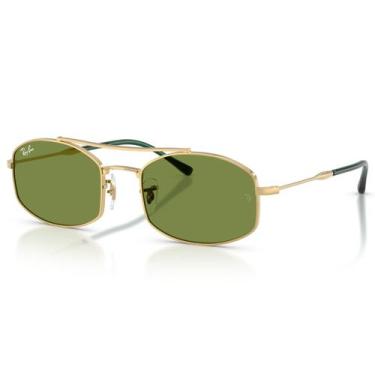 Imagem de Óculos De Sol Ray Ban Evolution Dourado Verde RB3719 0014E-54, Dourado