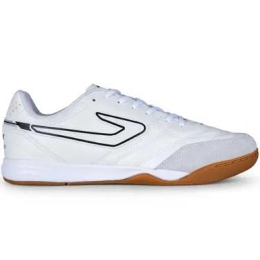 Imagem de Tênis Futsal Topper Maestro Club V - unissex - branco e preto, Bco, Pt