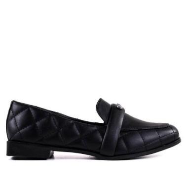Imagem de Sapato Loafer Feminino Dumond 4118749 Preto, 37