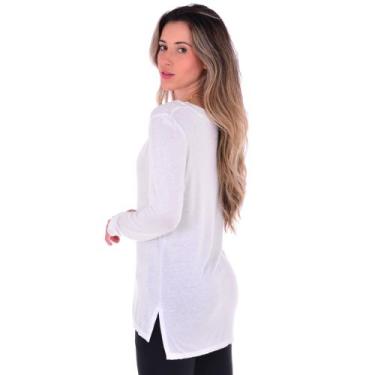Imagem de Camiseta Podrinha Viscolinho Verdadeira - Viço, Branco, XGG