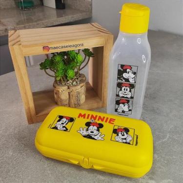 Imagem de Kit 2 Peças Minnie Amarelo - Tupper Snack + Eco 1 Litro - Tupperware