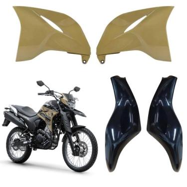 Imagem de Kit Carenagem Tomada Ar Capa Tanque Xtz Lander 250 Bege 2021 2022 - Ya