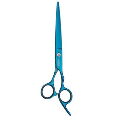 Imagem de Tesoura de Cabelo Vertix Blue Titanium Laser 7,0"