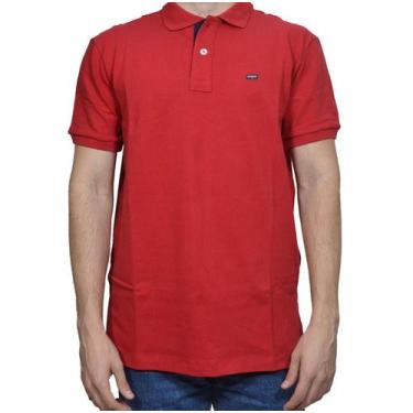 Imagem de Camiseta Polo Vermelha Lisa Dawson, Vermelho, M
