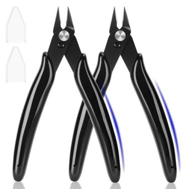Imagem de Alicate de corte rente EamPrsk 5 polegadas, kit com 2 unidades, corte 
