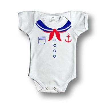 Imagem de Body Bebê Temático Marinheiro 100% Algodão. - DS LOJA, G