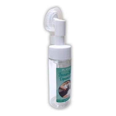 Imagem de Kit c/ 3 Frasco Pump 180ml Espumador Com Escova De Silicone - C3B