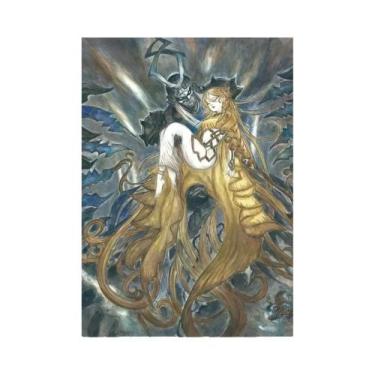 Imagem de Pôster De Arte De Parede Luxuoso E Impermeável Do Jogo Final Fantasy, 