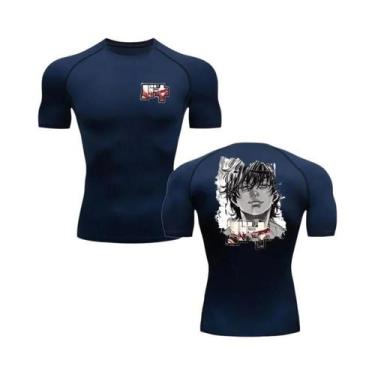 Imagem de Camiseta De Fitness Masculina Anime Baki Hanma Para Academia, MMA, Box