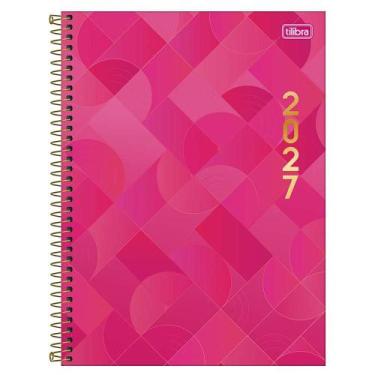 Imagem de Agenda Executiva Espiral Spot 2027 200 Folhas Rosa - Tilibra - Tendtud