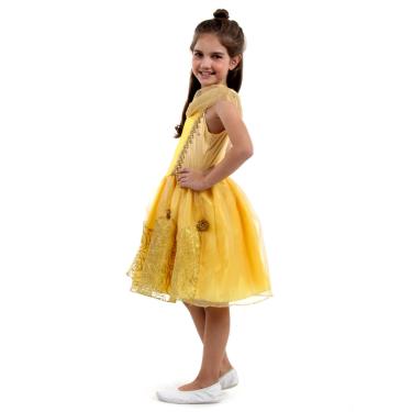 Imagem de Fantasia Bela Infantil Luxo Original - Disney Princesas G