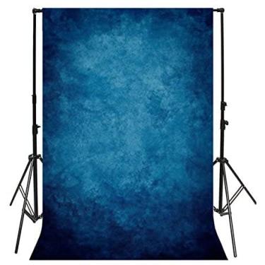 Imagem de Yeele Pano de fundo de fotografia azul escuro vintage 3 x 4,5 m liso borrado gradiente pastel cores chique design foto fundo foto foto foto festa bebê adulto foto vídeo sessão estúdio adereços queda vinil papel de parede