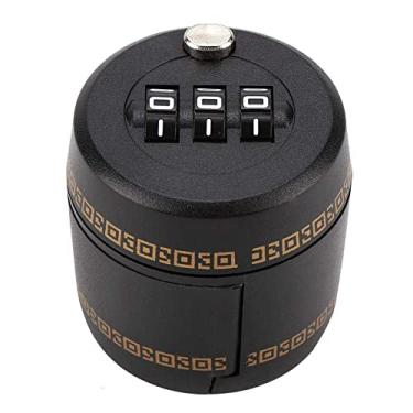 Imagem de Fechaduras de plástico preto vinho e garrafa de licor fechadura de código de senha fechaduras selar garrafa de uísque vinho tampa superior vinho fechadura digital para prevenção de roubo de vinho