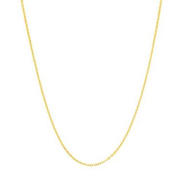 Imagem de Gargantilha folheada a ouro fio cadeado batido - 530307 - Rommanel Tamanho:42