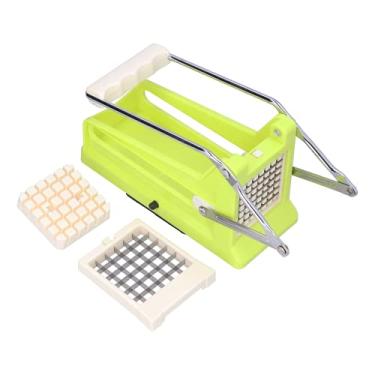 Imagem de Máquina de corte de batata, cortador de fatia de batata, seguro de aço inoxidável removível manual, com lâmina para restaurante, cozinha