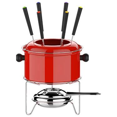 Imagem de Conjunto Fondue, Pequeno, 10 peças, Vermelho, Euro