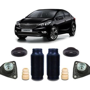 Imagem de Par Kit Coxim Batente Dianteiro Kia Cerato 2013 2014 2015 16