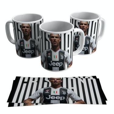 Imagem de Caneca Cristiano Ronaldo Juventus Uniforme Time 325ml