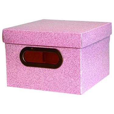 Imagem de Caixa Organizadora Secrets PP Rosa Claro 20X20X14,5CM, Protêa, 2202.W.0005