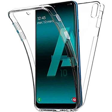 Imagem de iPOMCASE Capa de 360 graus para Samsung Galaxy A10, frente e verso