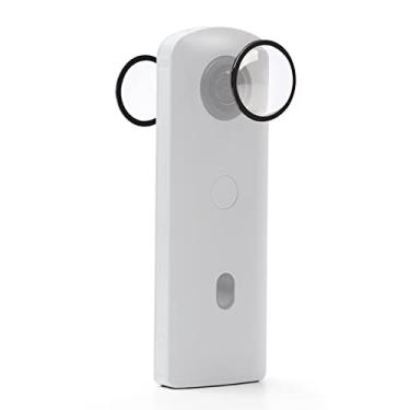 Imagem de PULUZ Kit de capa protetora para PC, acessórios de câmera para Ricoh Theta SC2 / S/V (transparente) protetor à prova de poeira acessório antiarranhões