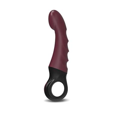 Imagem de Vibradores Estimulador Ponto G Coelho Silicone À Prova D'água Feminino Clitóris 10 Velocidades Zatla (Vinho)