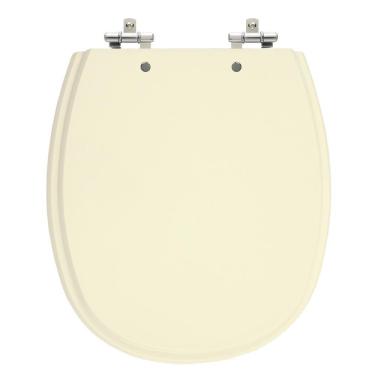 Imagem de Assento Laqueado Aspen Creme Tampa Para Vaso Deca Em Mdf