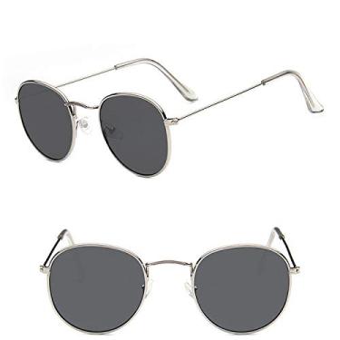 Imagem de Óculos de sol retrô moda masculinos redondos vintage óculos de sol masculinos/femininos de luxo pequenos Lunette Soleil Homme,16,A