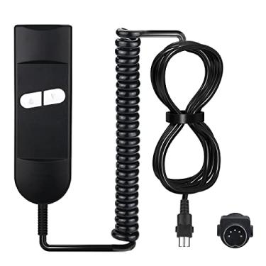 Imagem de Tecreddy Controle remoto de mão reclinável para cadeira de elevação, 2 botões, 5 pinos, peças de reposição para cadeira de elevação de catnapper Okin Limoss Lazboy Pride