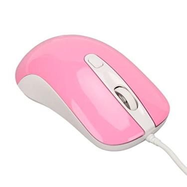 Imagem de Mouse para PC Gaming, RGB Backlit USB Mouse 3500 DPI Ajustável, Ergonômico e Leve, Mouse de Computador Com Sensor de Alta Precisão para PC Mac Laptop Gamers, Plug and Play (Rosa)