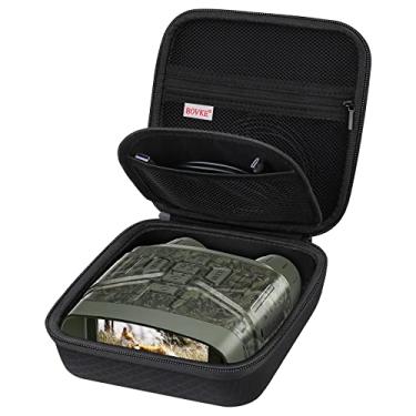 Imagem de BOVKE Saco de viagem para BESTEK 300W Power Inverter DC 12V a 110V AC Car Inverter USB Car Adapter, Cabos de carregamento de ajuste de quarto extra, clipes de bateria, acessórios eletrônicos, preto