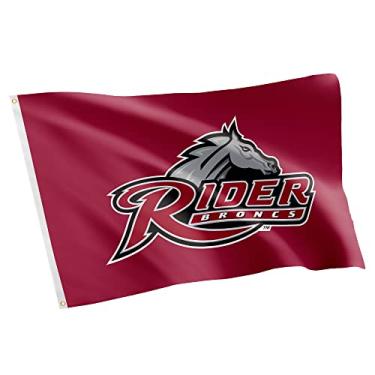 Imagem de Bandeira Desert Cactus Rider University NCAA 100% poliéster para ambientes internos e externos, 1,82 m x 1,83 m