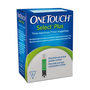 Imagem de Tiras para Medição de Glicose OneTouch Select Plus com 25 unidades 25 Unidades
