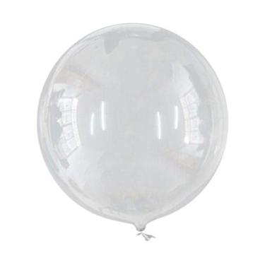 Imagem de Balão Transparente Bubble 45cm - Kit 5 Unidades
