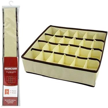 Imagem de Organizador Tnt Colmeia Gaveta 24 Nichos Biquini Cueca Meia