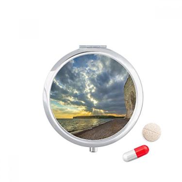 Imagem de Caixa de armazenamento de remédios com imagem da natureza da ciência, água, céu, nuvem do oceano