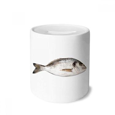 Imagem de DIYthinker Caixa de cerâmica com caixa de dinheiro vermelha para atividades de peixe oceano presente de cofrinho