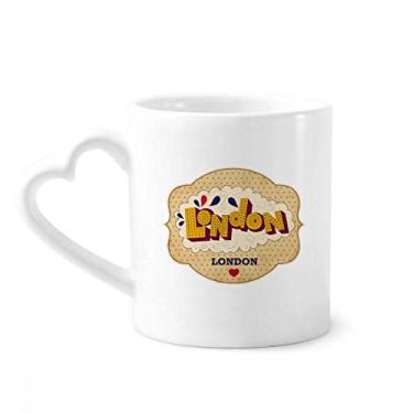 Imagem de Umbrella UK London Stamp British Mug Coffee Ceramic Drinkware Glass Heart Cup
