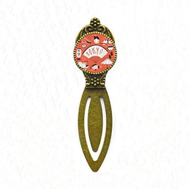 Imagem de Marcador de livro japonês Sushi Geisha Japão Tóquio Retro Office Label Page Marker