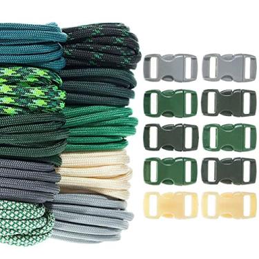 Imagem de Craft County Kit de artesanato de paraquedista de 250 kg, opções de tema variadas, ótimo para todas as idades e todos os níveis de habilidade. Crie pulseira, chaveiro, projetos de cordão