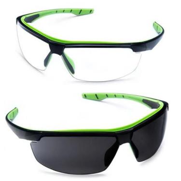 Imagem de Óculos Bike Esportivo Ciclismo Proteção Uv400 + Transparente - Steelfl