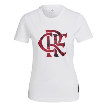 Imagem de Camiseta Estampada CR Flamengo Adidas-Feminino