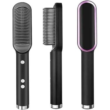 Imagem de Escova alisadora 5 em 1 alisa seca hidrata modela, ImportBaby